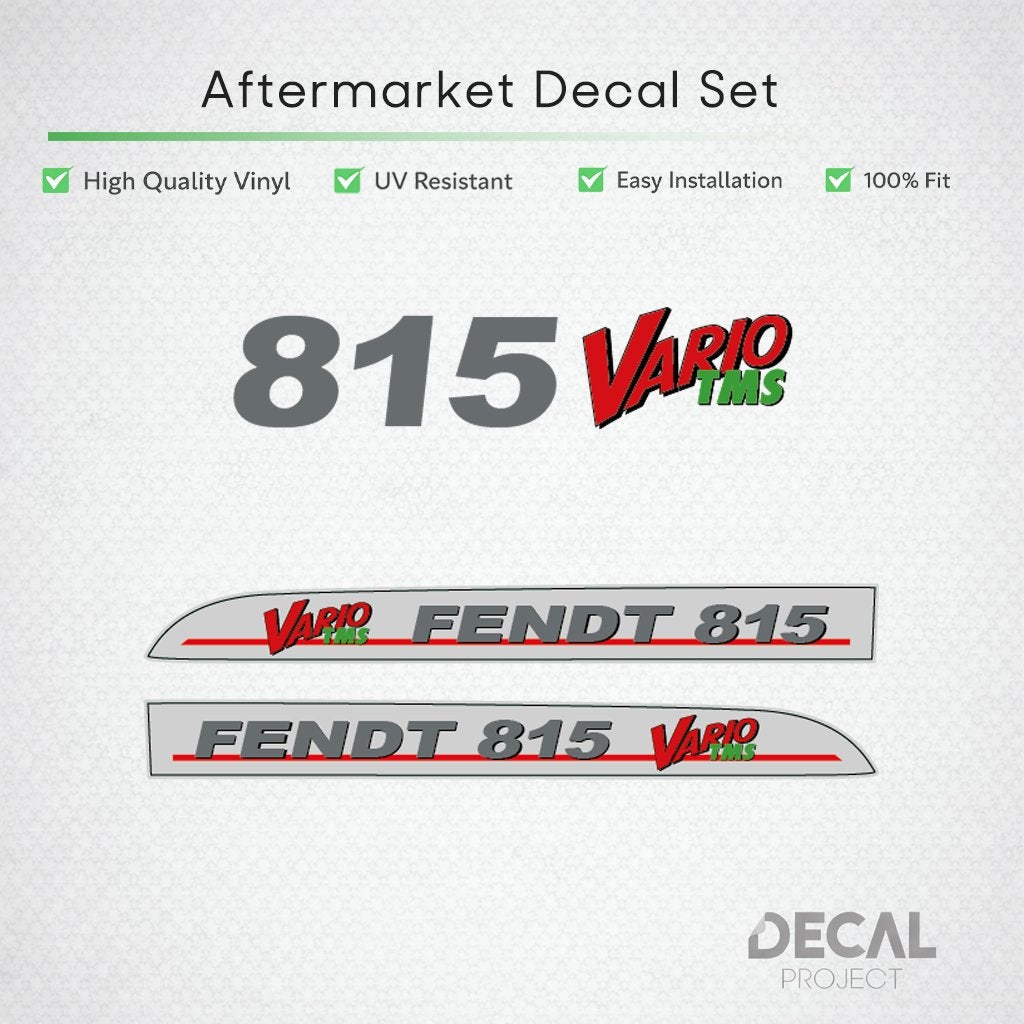 Vervangende Stickers Fendt 815 - 824, Ophalen of Verzenden