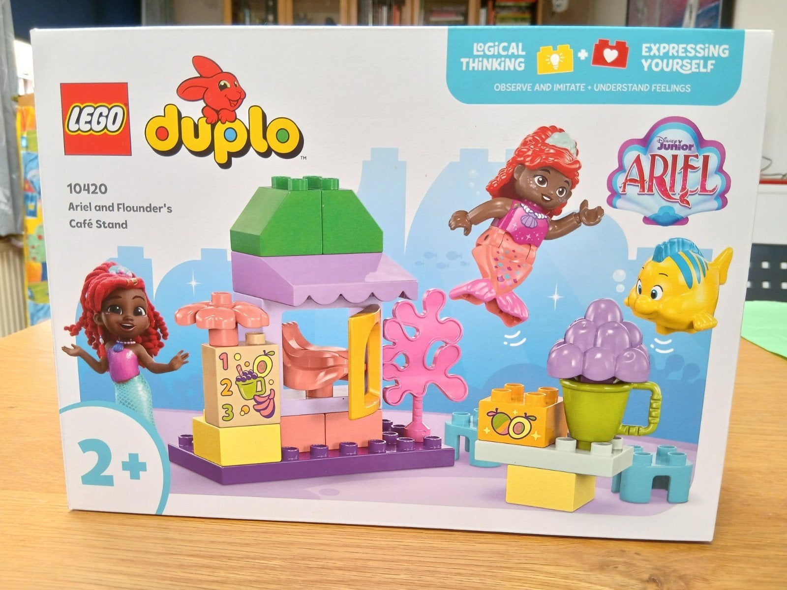 duplo 10420 Ariel en Botje marktkraam nagenoeg nieuw, Ophalen of Verzenden, Complete set, Duplo
