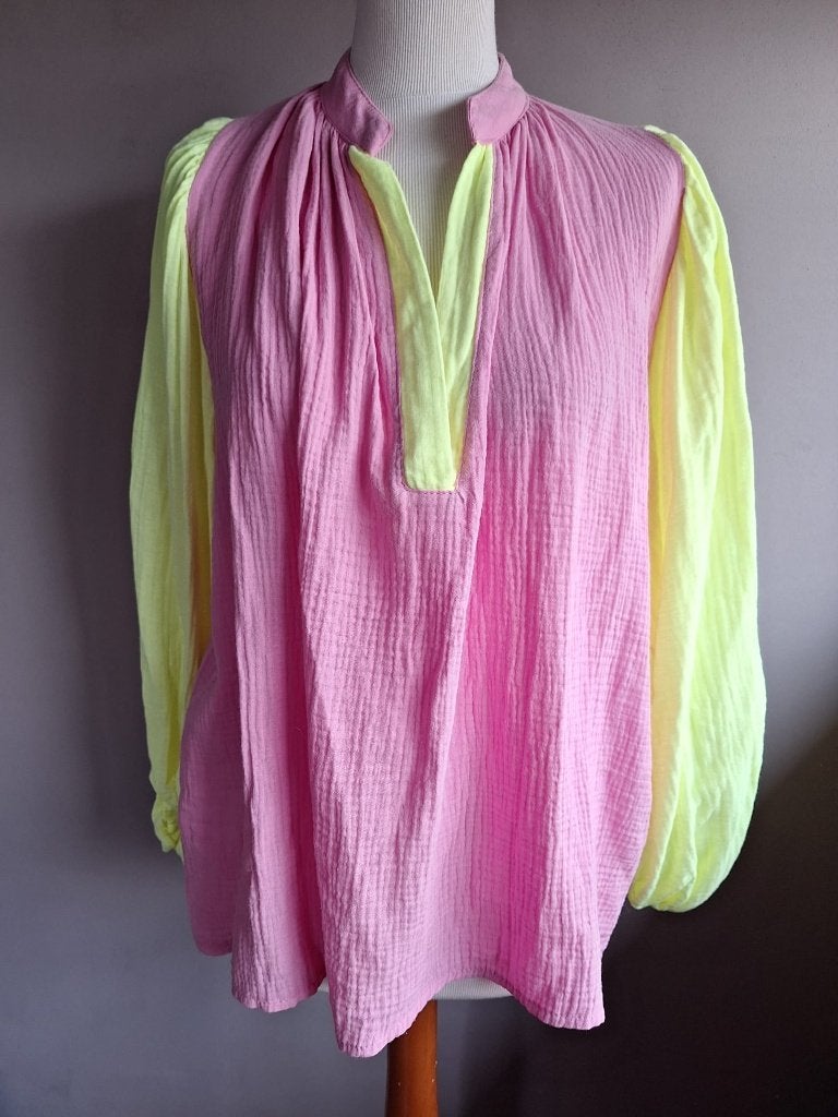 Nieuwe aparte wijde stretch top van Mei-Li, maat XL/XXL, Kleding | Dames, Tops, Overige kleuren, Mei-Li, Maat 46/48 (XL) of groter