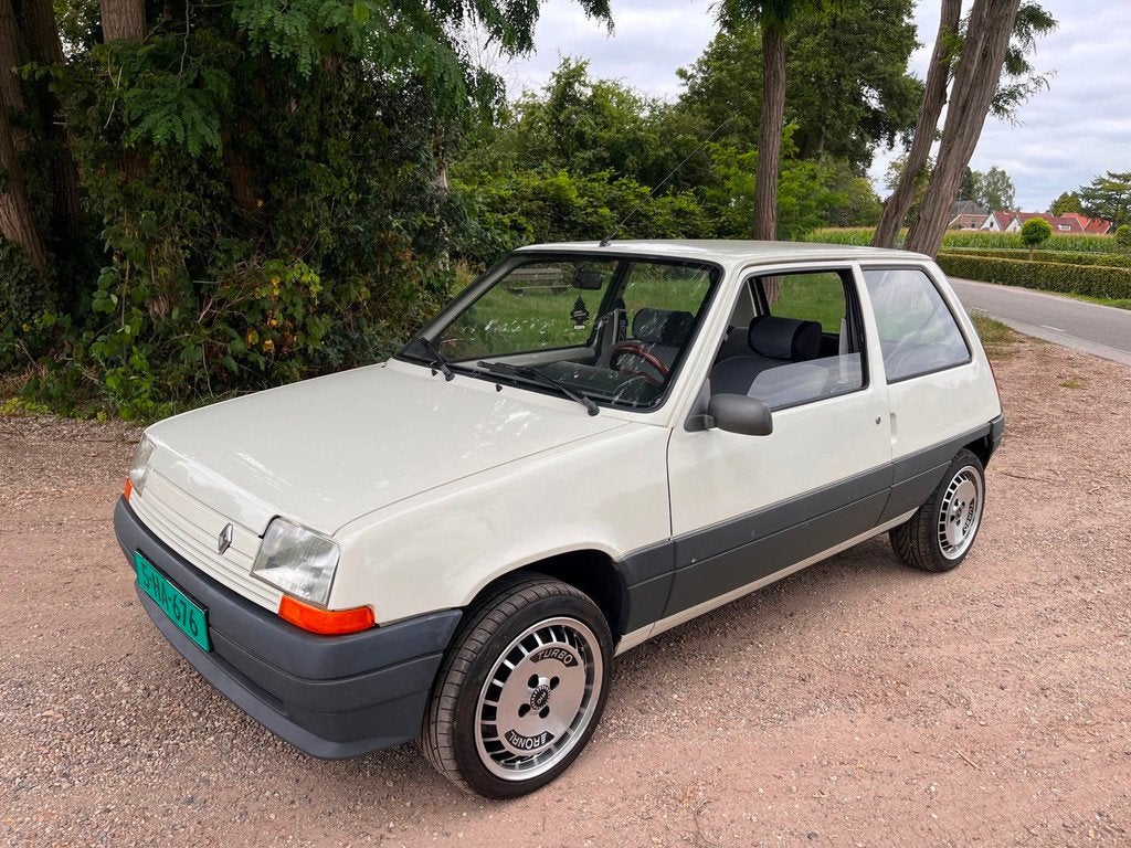 Renault 5 LS, Auto's, Renault, Bedrijf, Te koop, Benzine, Hatchback, Handgeschakeld, Origineel Nederlands, Wit, Voorwielaandrijving