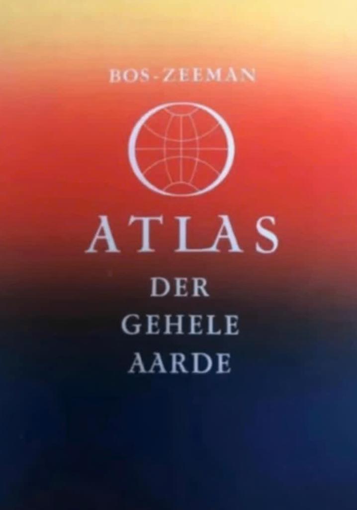 Bos-Zeeman Atlas der Gehele Aarde (1961), Gelezen, Bosatlas, Ophalen of Verzenden, 1800 tot 2000