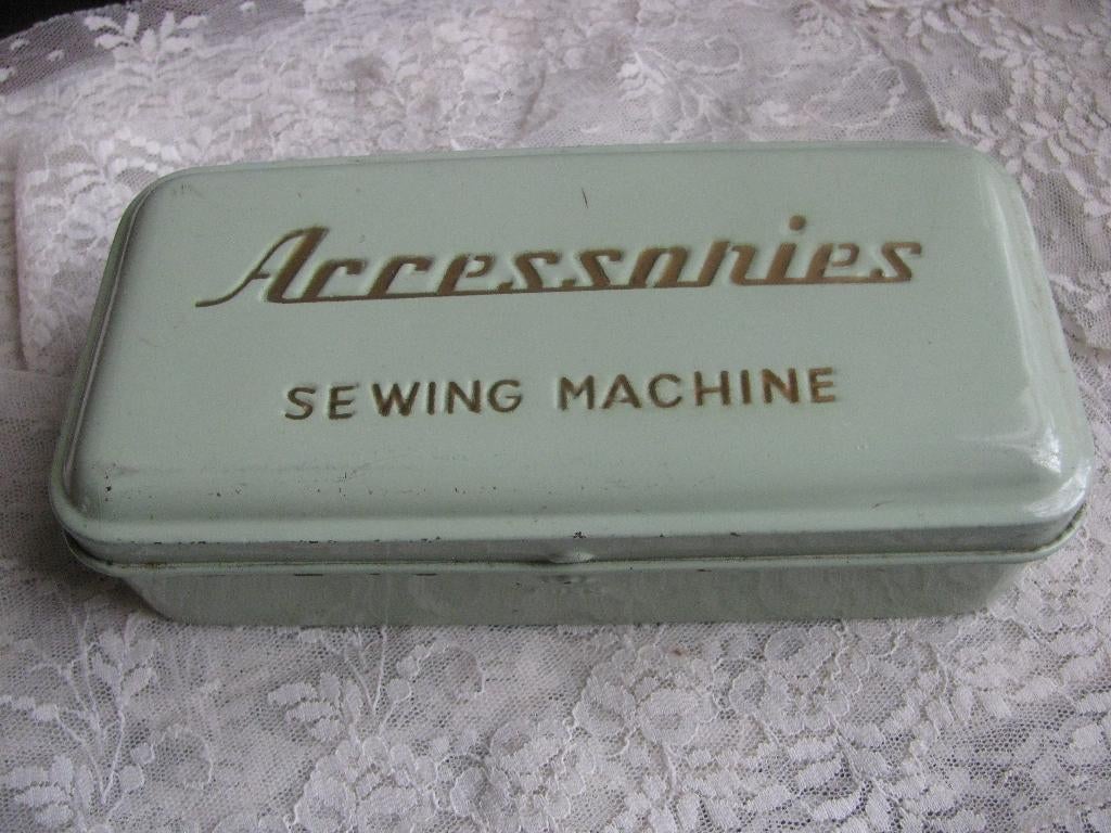 Oud Jaren '50 Naaimachine Blik - Accessoiries Sewing Machine, Verzenden