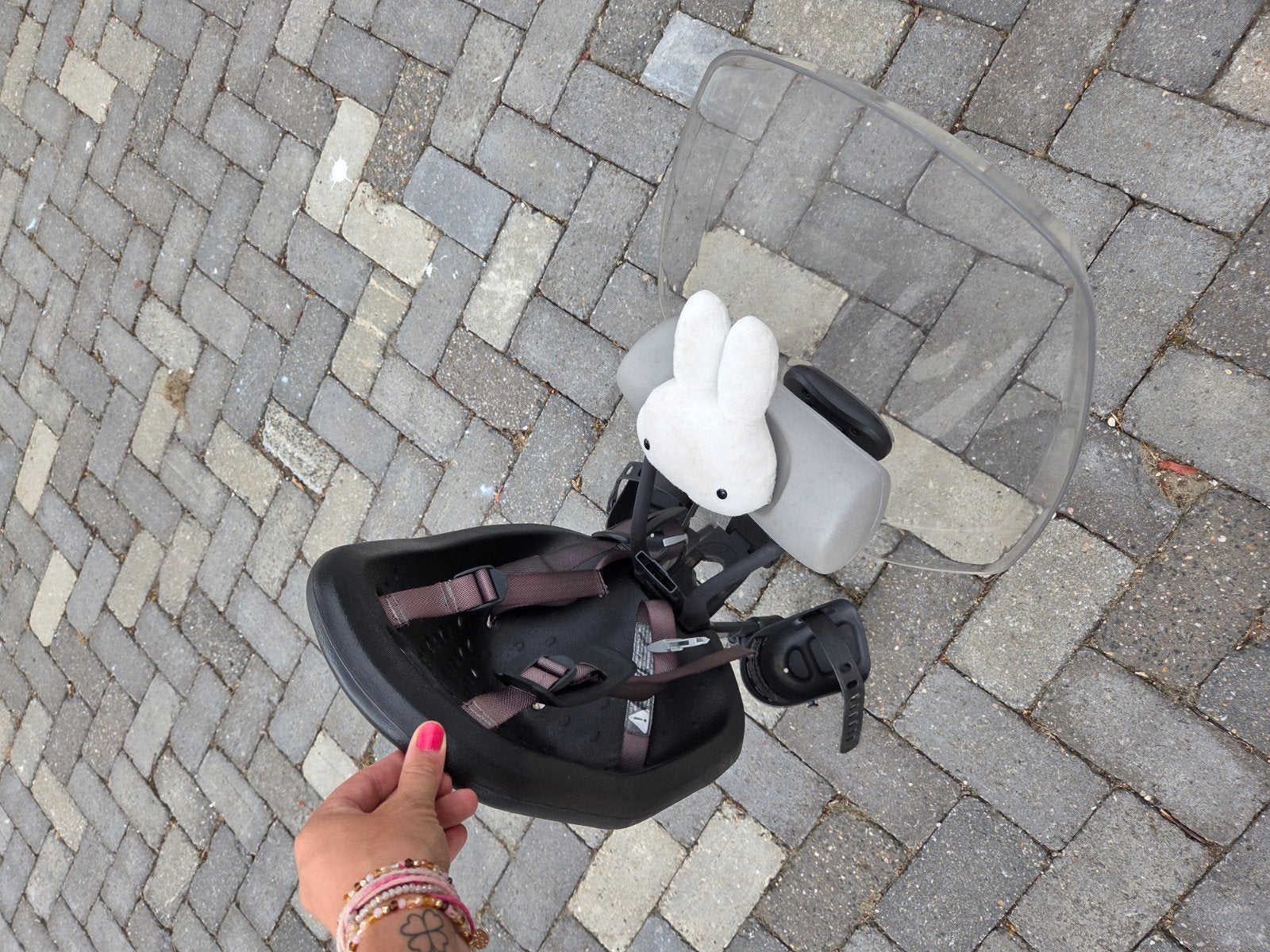 Yepp Mini fietsstoeltje met windscherm, Yepp, Voorzitje, Ophalen of Verzenden, 0 t/m 13 kg