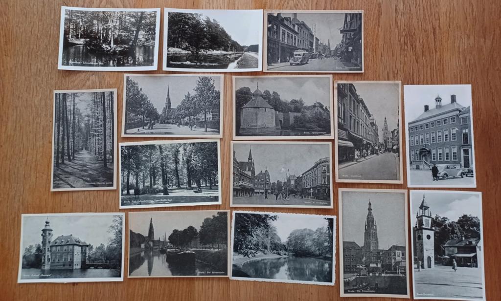15 Oude anzichtkaarten BREDA, Verzamelen, Ophalen of Verzenden, Voor 1940, Gebruikt, Overige onderwerpen