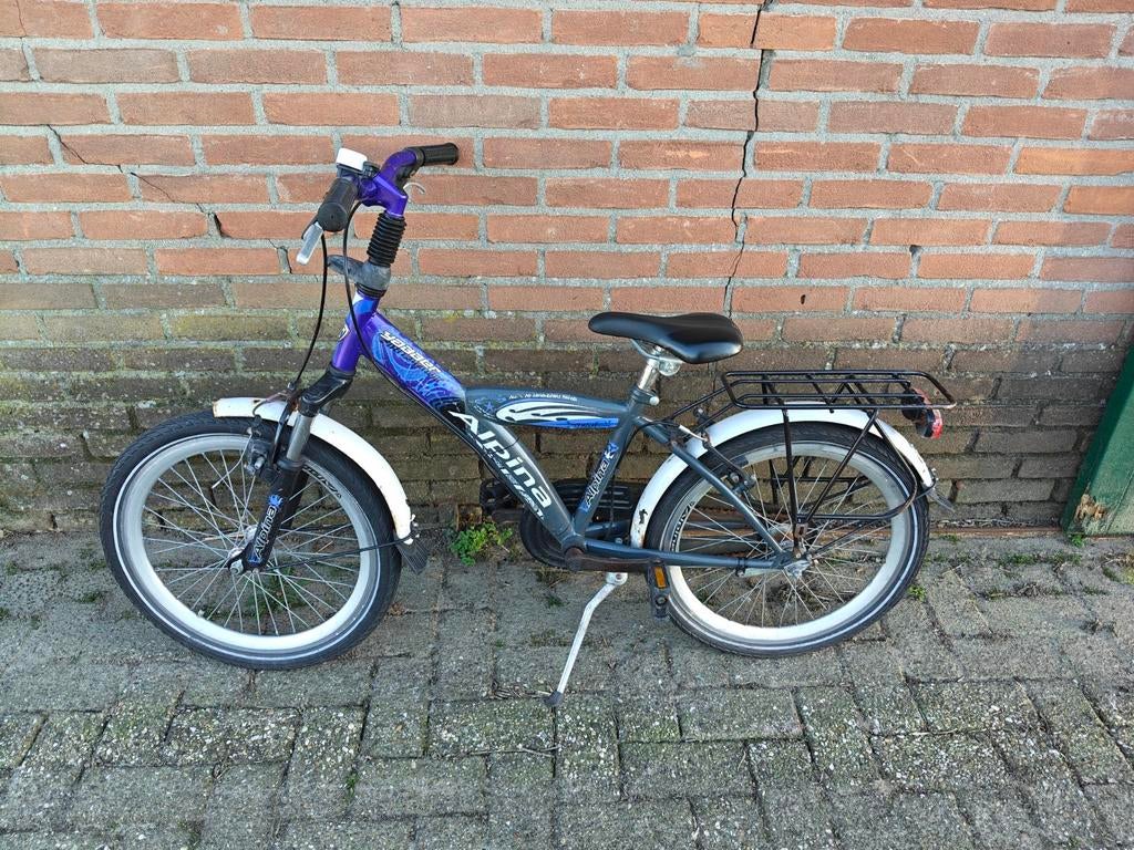 Alpina jongensfiets 20 inch - Gebruikt, Terugtraprem, Gebruikt, Alpina, Ophalen of Verzenden