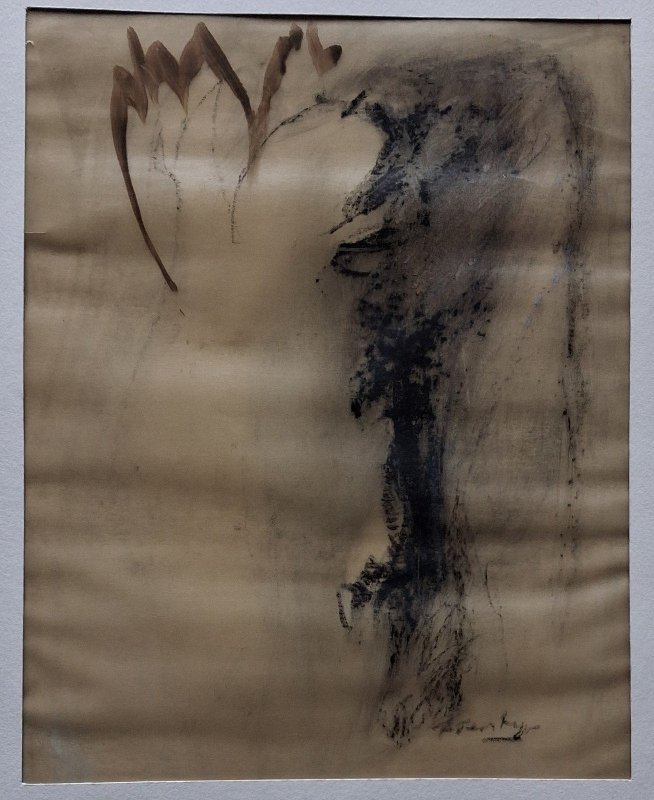 Fieke Terstegge (1934-2026). Gemengde techniek.  24/32 cm., Ophalen