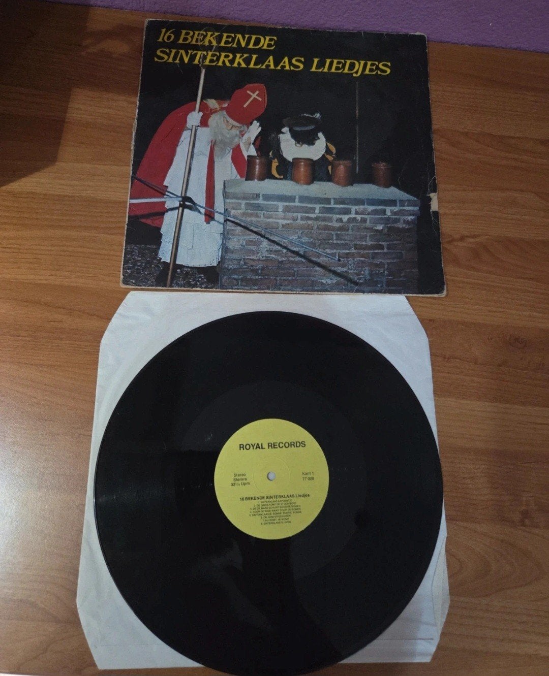 16 Bekende Sinterklaas Liedjes - Royal Records LP, Cd's en Dvd's, LP, Gebruikt, Ophalen of Verzenden, 12 inch
