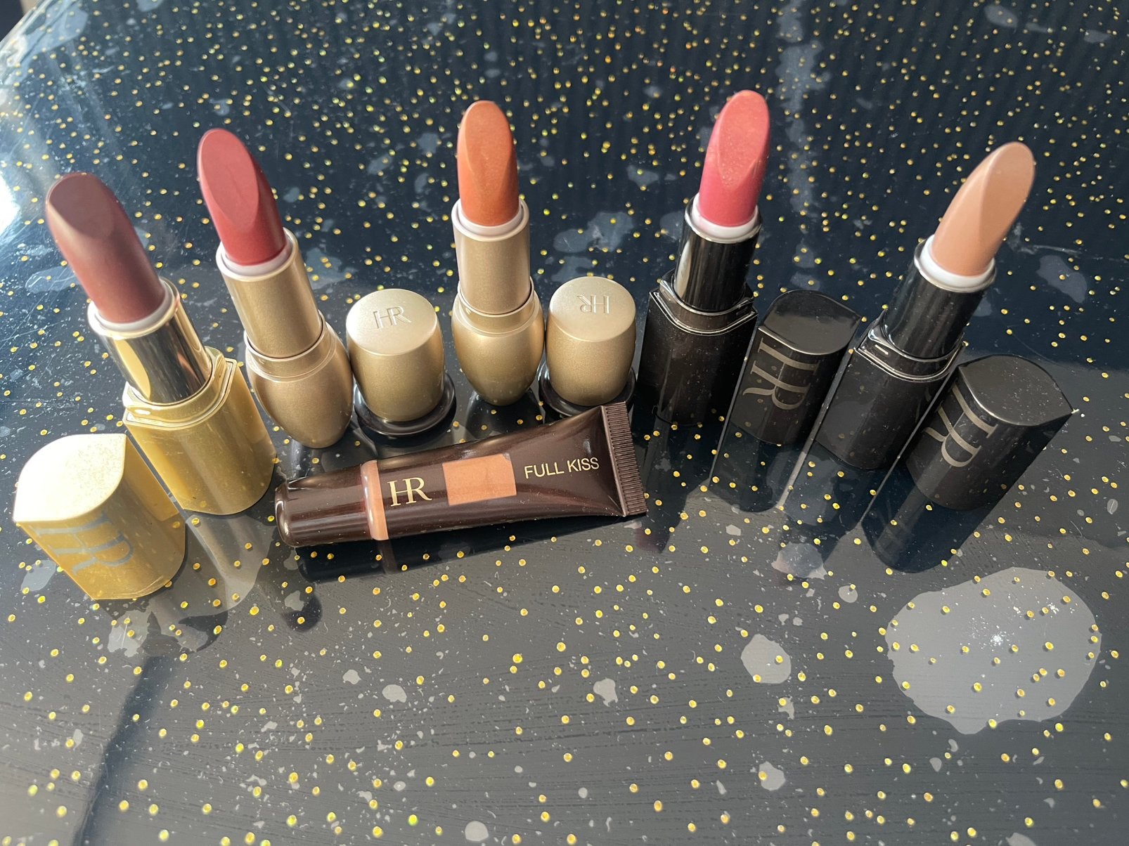 HELENA RUBINSTEIN lippenstift en lipgloss lees beschrijving, Verzenden, Zo goed als nieuw, Roze, Lippen
