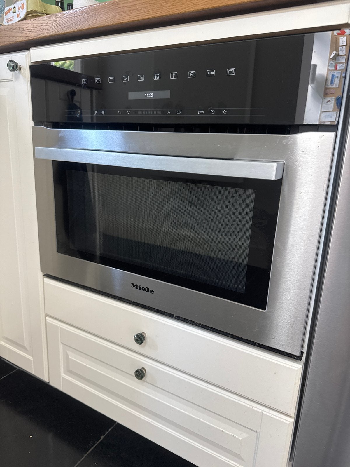 Miele Combimagnetron - Inbouw - Zo goed als nieuw, Ophalen, Combimagnetron, Zo goed als nieuw, Grill