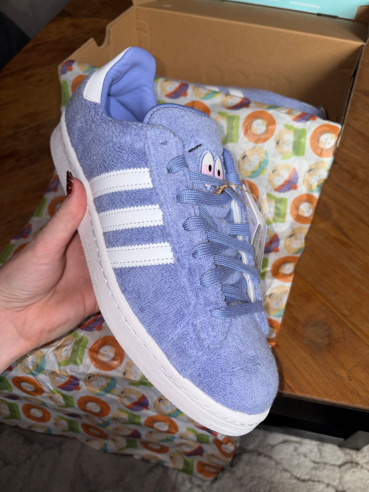 Adidas Campus 80s SP Towelie South Park sneakers nieuw, Overige kleuren, Nieuw, Ophalen of Verzenden, Sneakers of Gympen