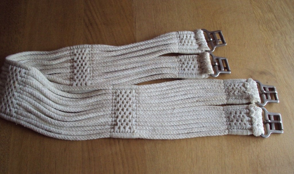 Koordsingel 90 cm., Dieren en Toebehoren, Gebruikt, Wit, Ophalen of Verzenden, Singel