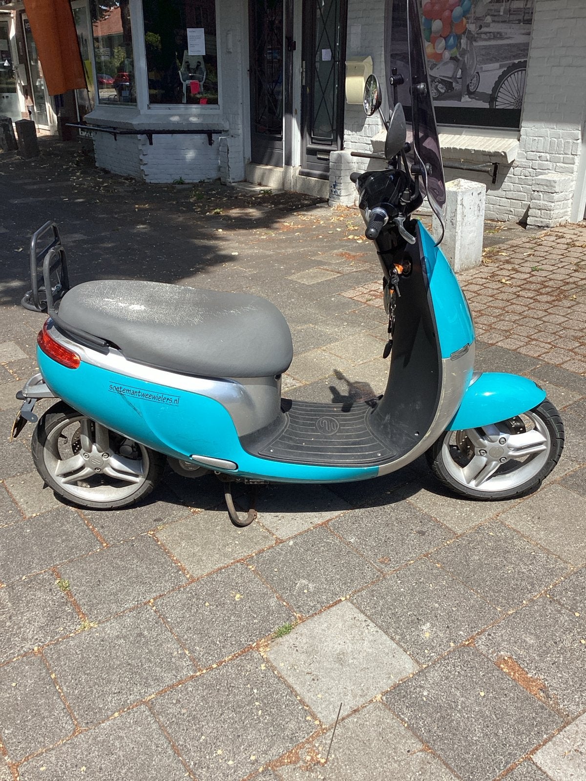 Ecooter E1 Elektrische Bromscooter - Stijlvol en Duurzaam, Ophalen, Gebruikt, Elektrisch, Overige merken