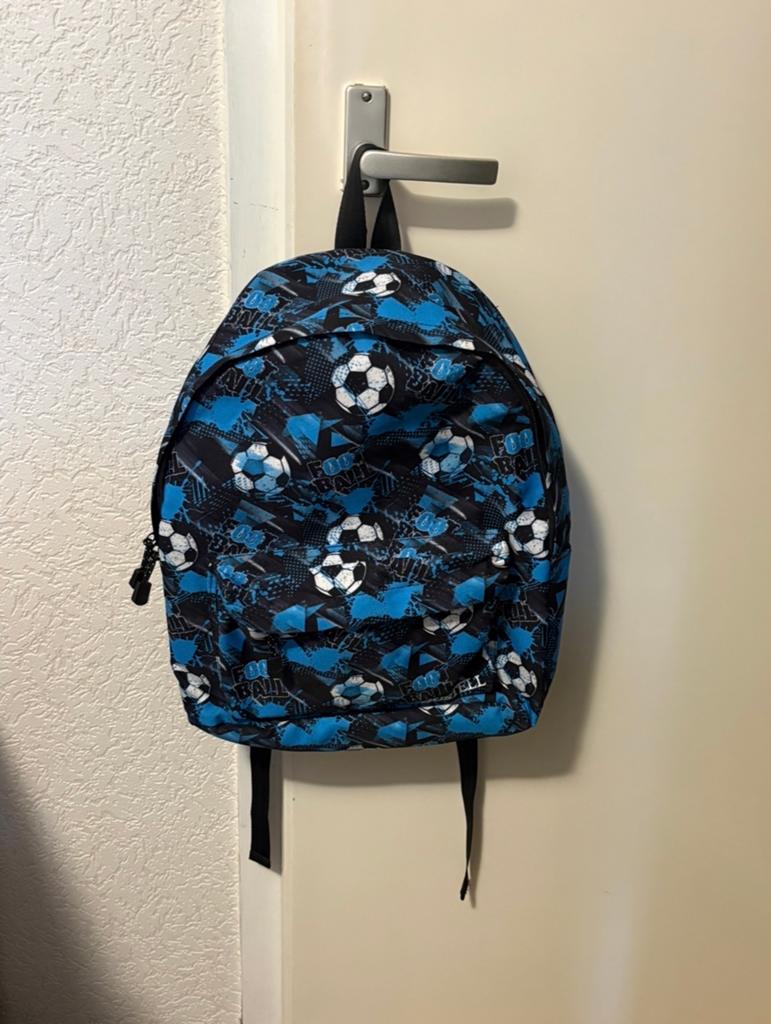 Gustell Voetbal Rugzak - Blauw/Zwart, Overige merken, 25 tot 40 cm, Nieuw, Ophalen of Verzenden