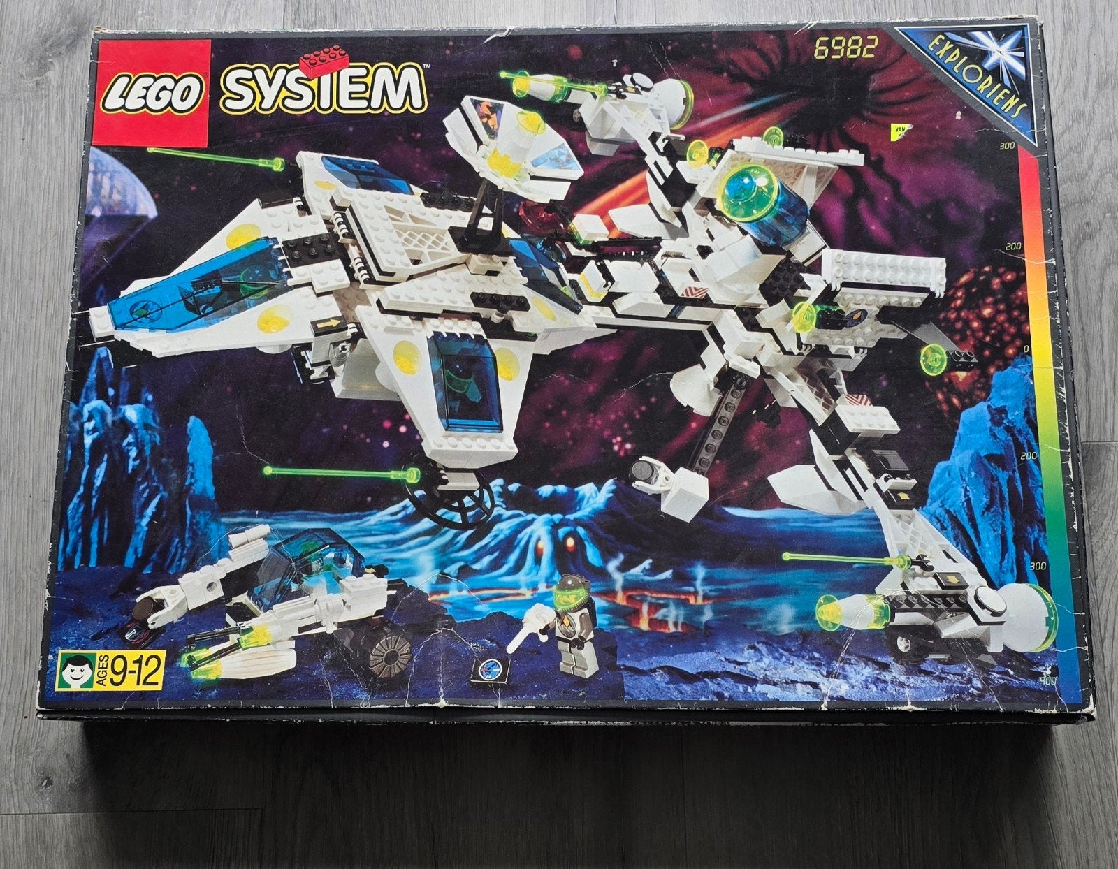 Lego System 6982 Explorien Starship met doos en instructies, Gebruikt, Lego, Ophalen of Verzenden, Space