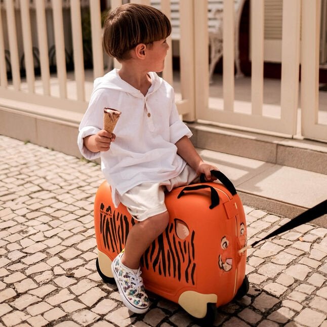 Samsonite kinder koffer wieltjes spinner dream2go tiger, Ophalen
