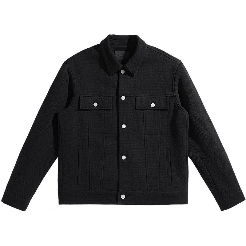 Zwart spijkerjack voor heren, Kleding | Heren, Ophalen of Verzenden, Zo goed als nieuw, Maat 48/50 (M), Zwart