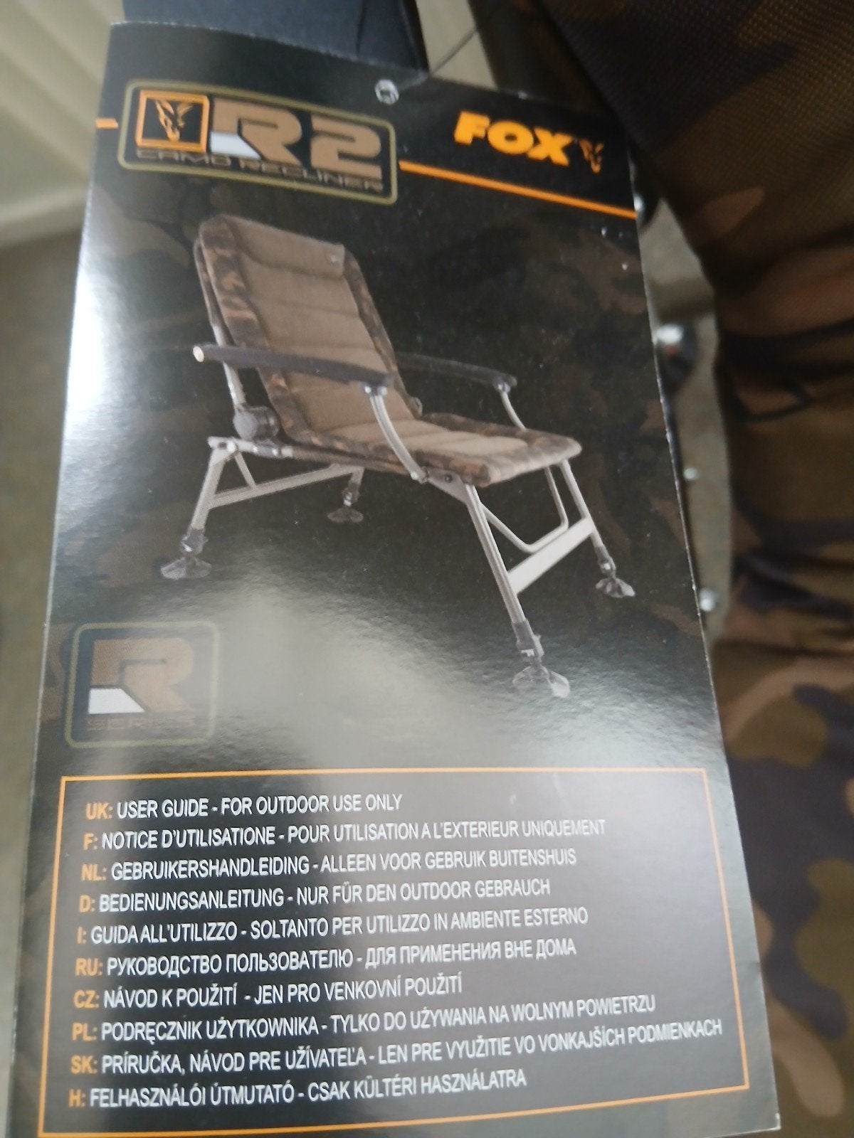 FOX R 2 CAMO CHAIR NIEUW, Ophalen, Nieuw, Overige typen