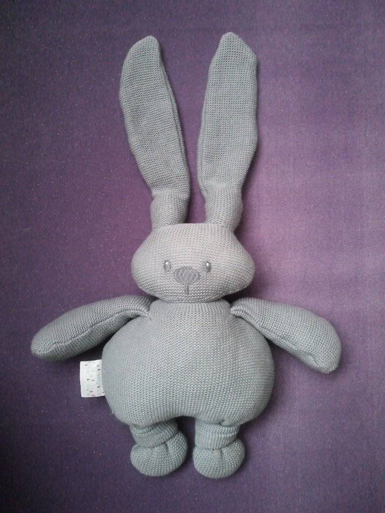 NATTOU JOLLYMEX Knuffel KONIJN. GRIJS **Nieuw**, Overige merken, Grijs, Ophalen of Verzenden, Met label