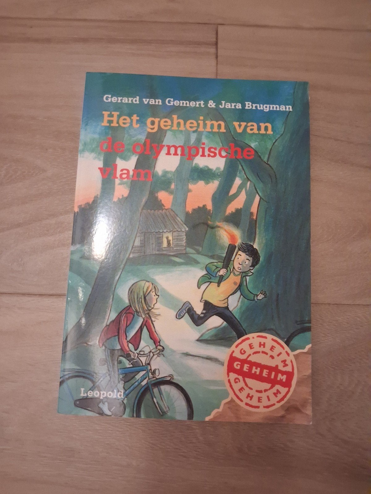 Het geheim van de Olympische vlam - Gerard van Gemert, Boeken, Verzenden, Zo goed als nieuw, Gerard van Gemert & Jara Brugman
