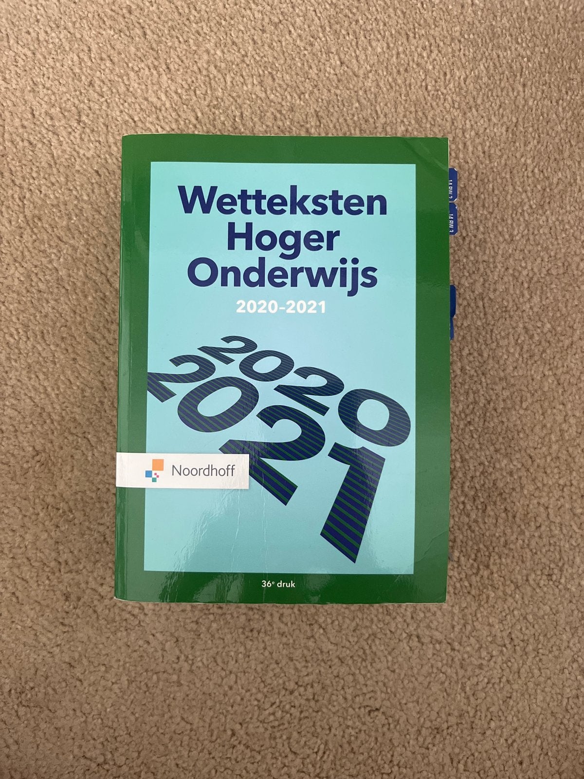 Wetteksten Hoger Onderwijs 2020-2021 - Noordhoff, Ophalen of Verzenden, Gamma, Zo goed als nieuw, HBO