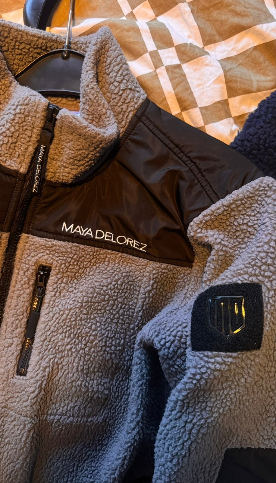 Maya Delorez Teddy Jacket, L, Verzenden, Overige merken, Grijs