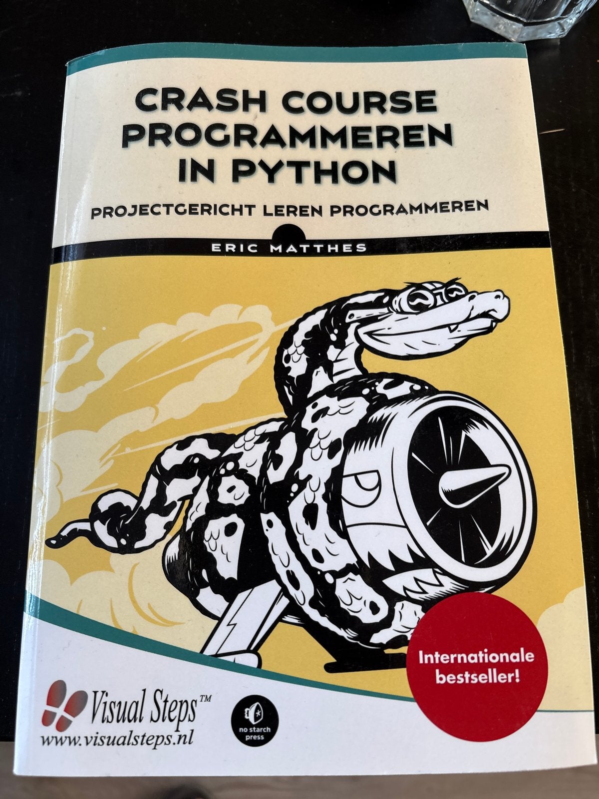 Crash Course Programmeren in Python - Eric Matthes, Boeken, Ophalen of Verzenden, Zo goed als nieuw, Programmeertaal of Theorie