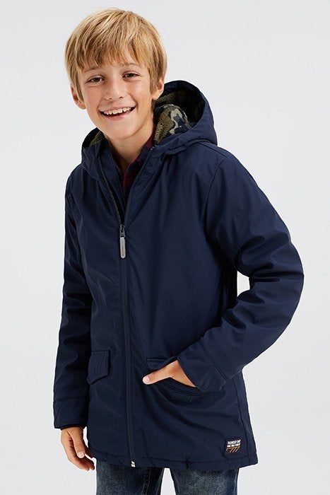 Leuke winter regenjas jongens, Ophalen, WE, Zo goed als nieuw, Jongen