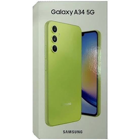 Nieuwe Samsung Galaxy A34 5G 128 GB Zwart en Groen, Ophalen, ., Overige typen, Nieuw