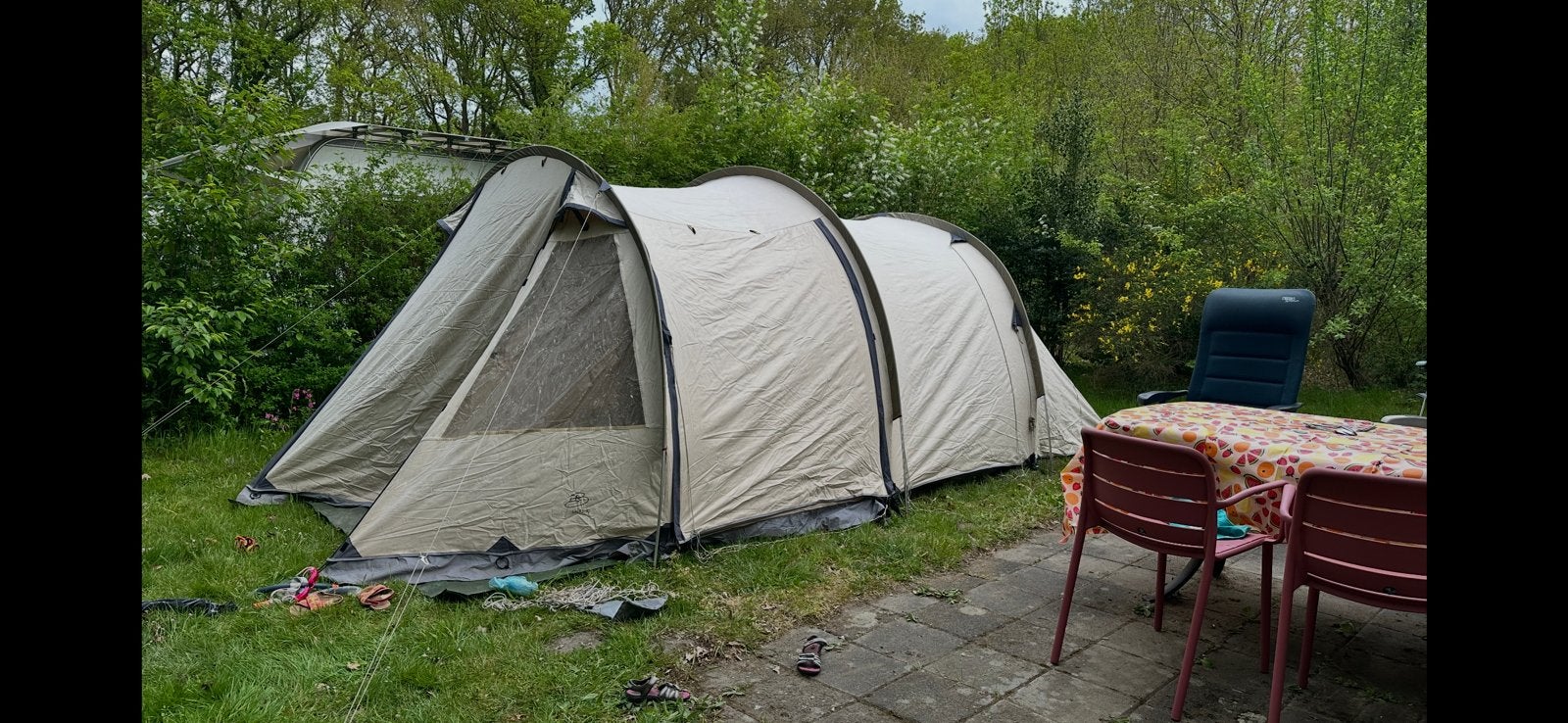 Bardani salerno katoenen tent 4 persoons, Ophalen, Gebruikt