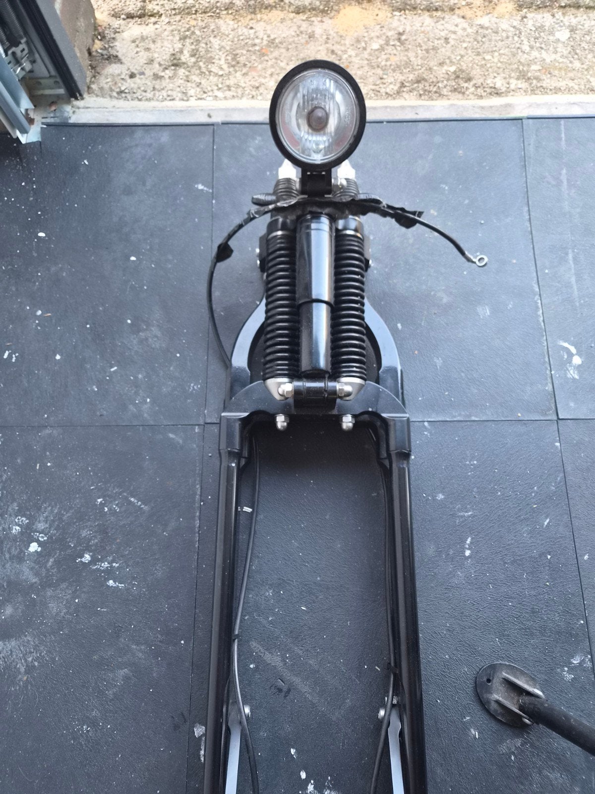 Springervoorvork met remmen en koplamp - Gebruikt, Motoren, Ophalen, Gebruikt
