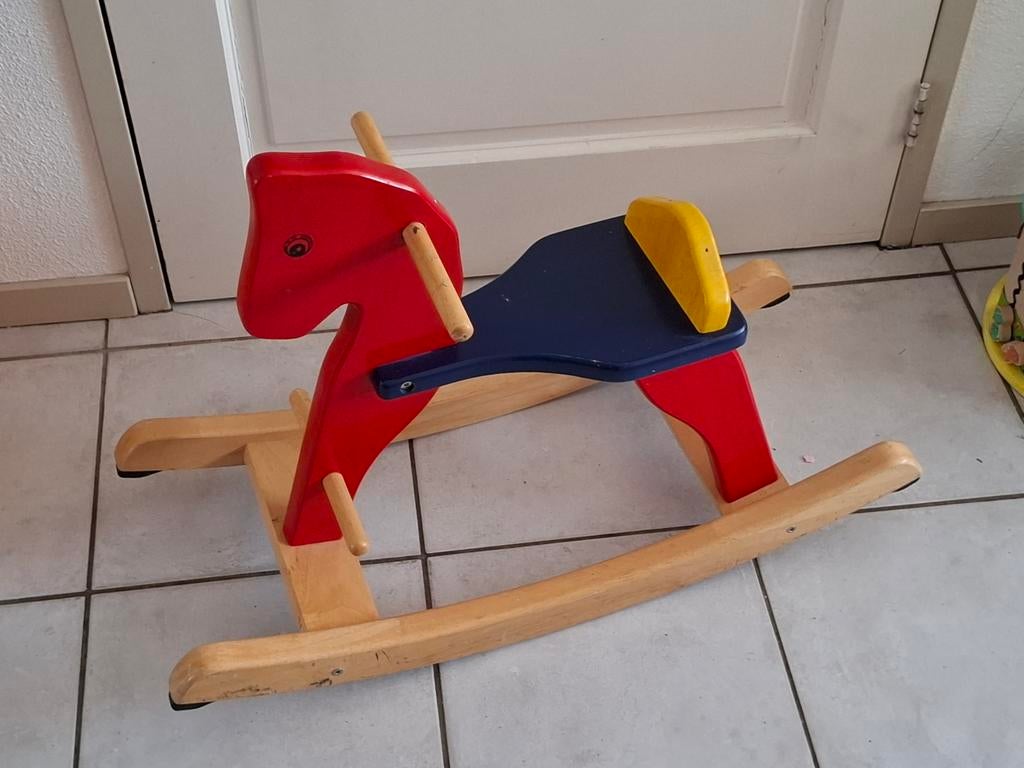 Hobbelpaard met beugel voor de allerkleinste, Kinderen en Baby's, Speelgoed | Hobbelfiguren, Ophalen