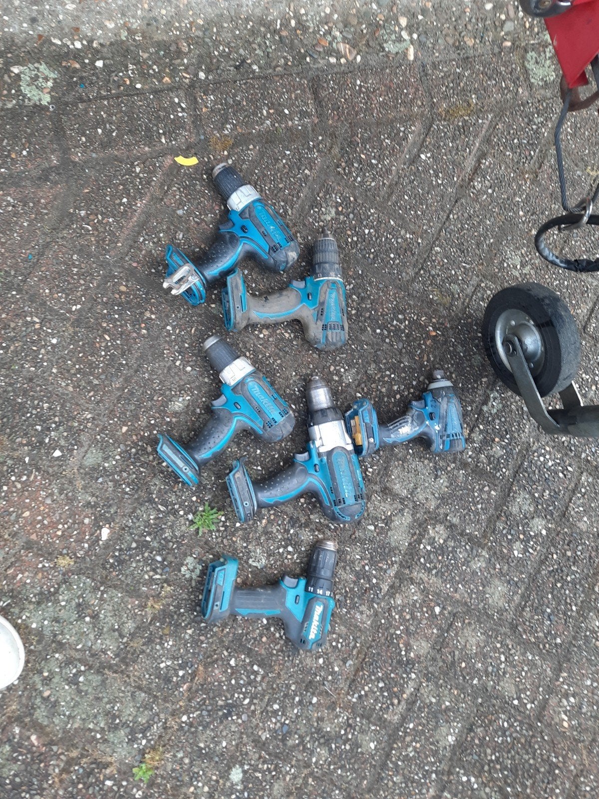 Makita 14.4 schroefmachines ter reperatie, Ophalen of Verzenden, Gebruikt