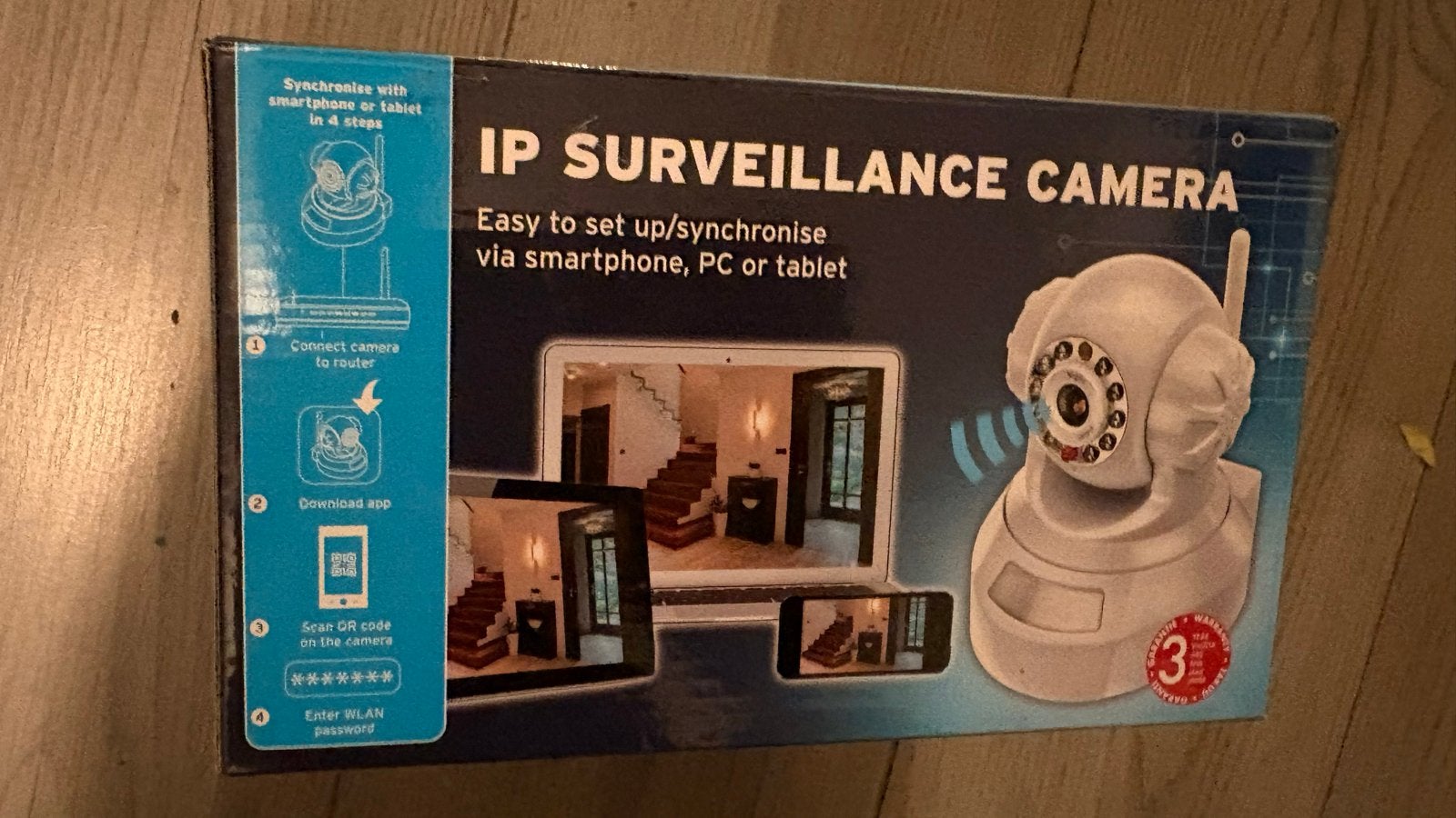 IP Bewakingscamera - Eenvoudig te installeren, Ophalen of Verzenden, Nieuw, Binnencamera