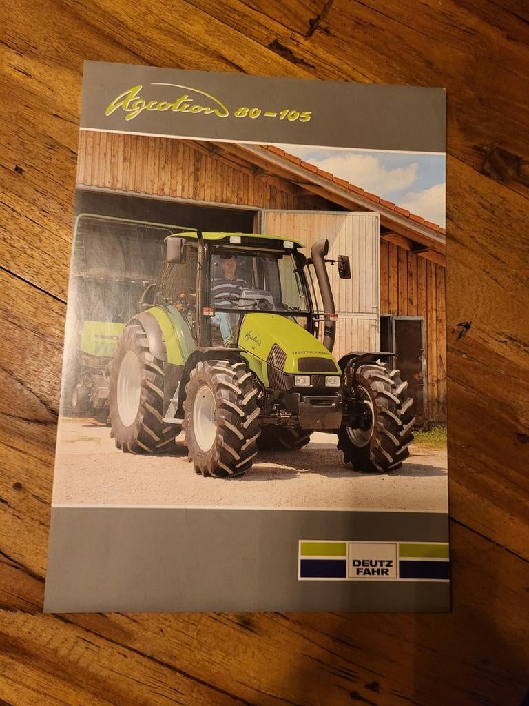 tractor folder Deutz-Fahr Agrotron 80-105, Ophalen of Verzenden