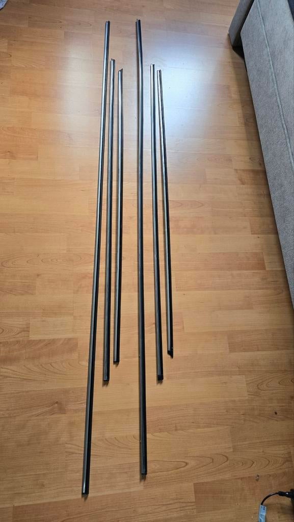 Sierlijsten chrome/zwart Golf MK1 3-deurs, Ophalen of Verzenden, Gebruikt, Volkswagen