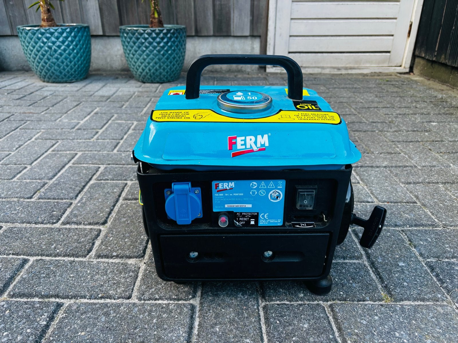 Ferm FGG-800 Benzine Generator - Overbodig geworden, Ophalen, Gebruikt