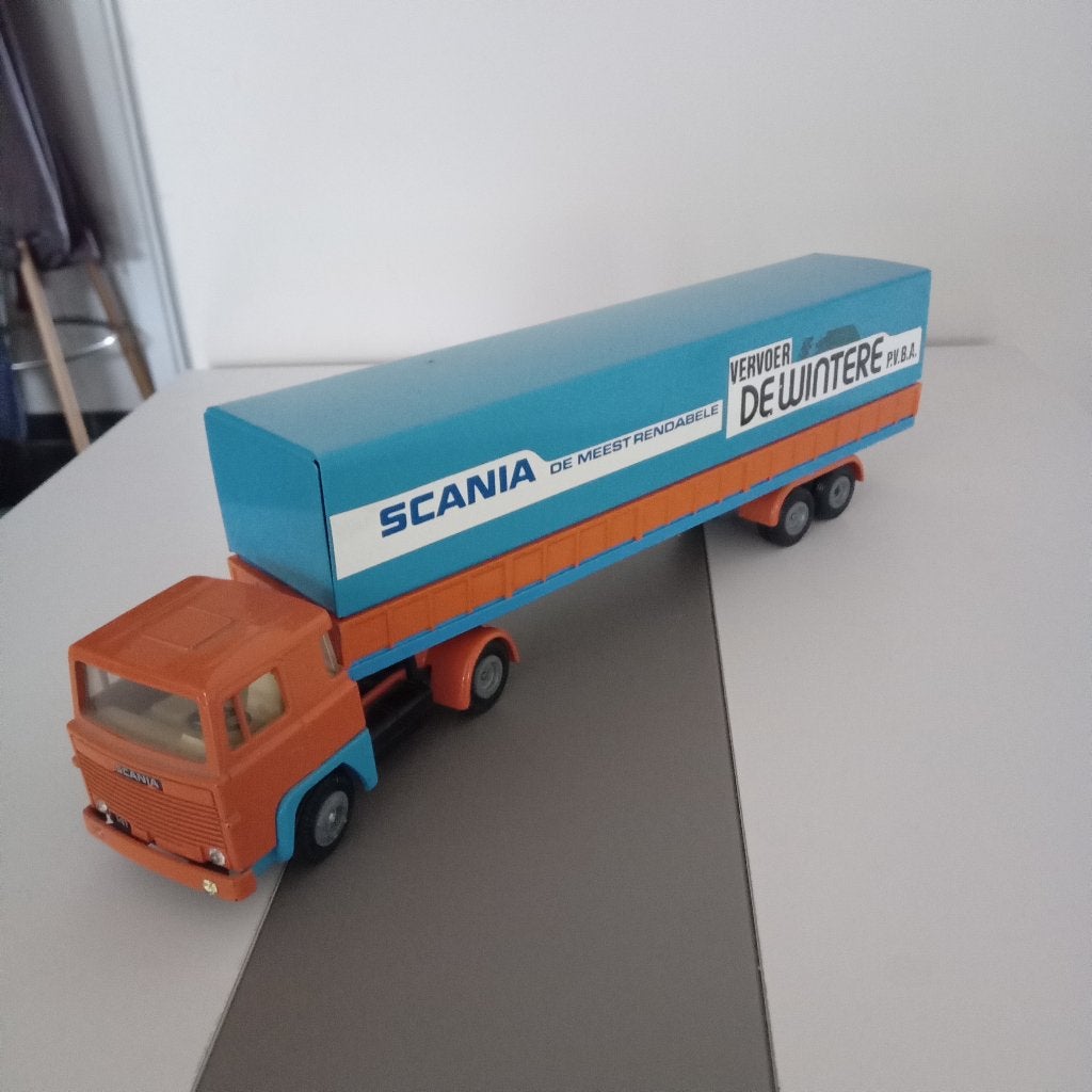 TEKNO SCANIA 141---1/50, Verzenden, Gebruikt, Bus of Vrachtwagen, Tekno