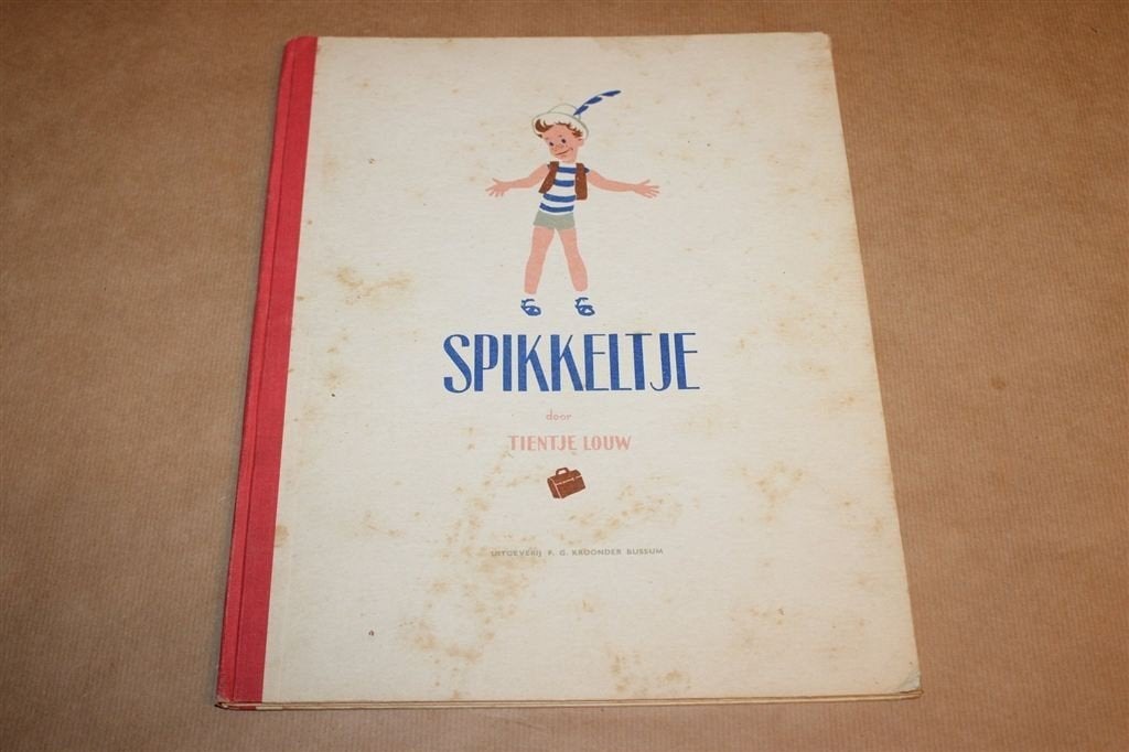 Spikkeltje — Vintage Prentenboek Tientje Louw 1948, Ophalen of Verzenden, Gelezen