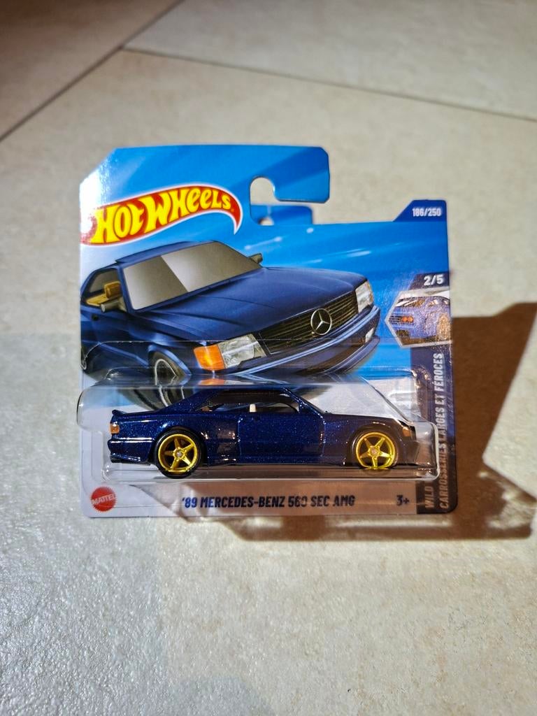 Hot Wheels '89 Mercedes-Benz 560 SEC AMG Custom!!, Ophalen of Verzenden, Nieuw, Auto