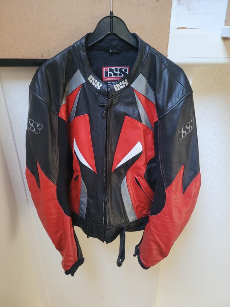 IXS leren Motorjas, Ophalen, Tweedehands, Jas | textiel