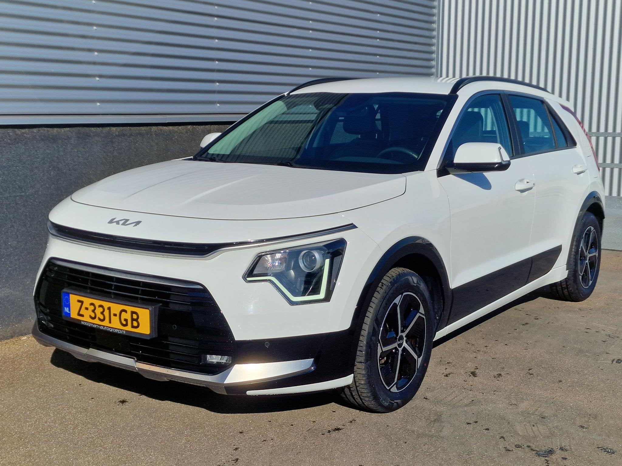 Kia Niro 1.6 GDi Hybrid DynamicLine 1e eign. Nederlandse aut, Auto's, Gebruikt, Euro 6, 129 pk, Leder en Stof