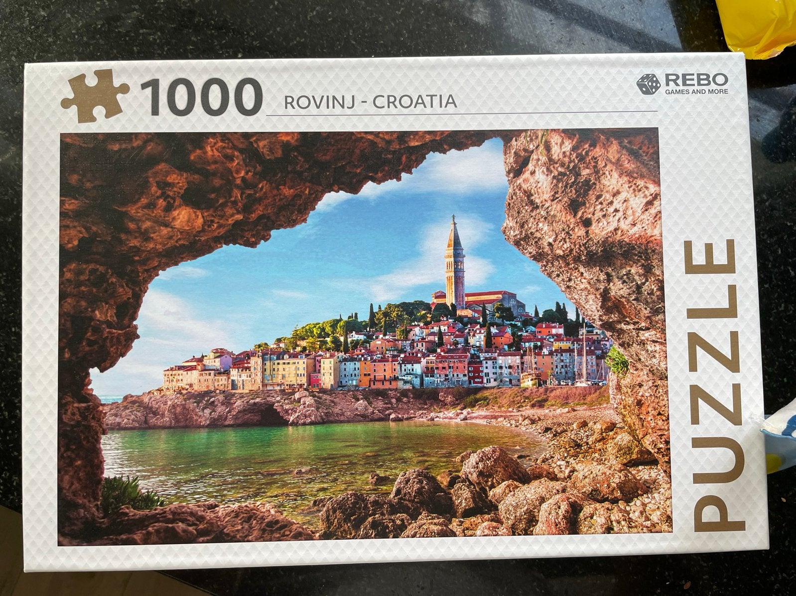 Legpuzzel Rovinj - Kroatië 1000 stukjes, Ophalen of Verzenden, 500 t/m 1500 stukjes, Zo goed als nieuw, Legpuzzel