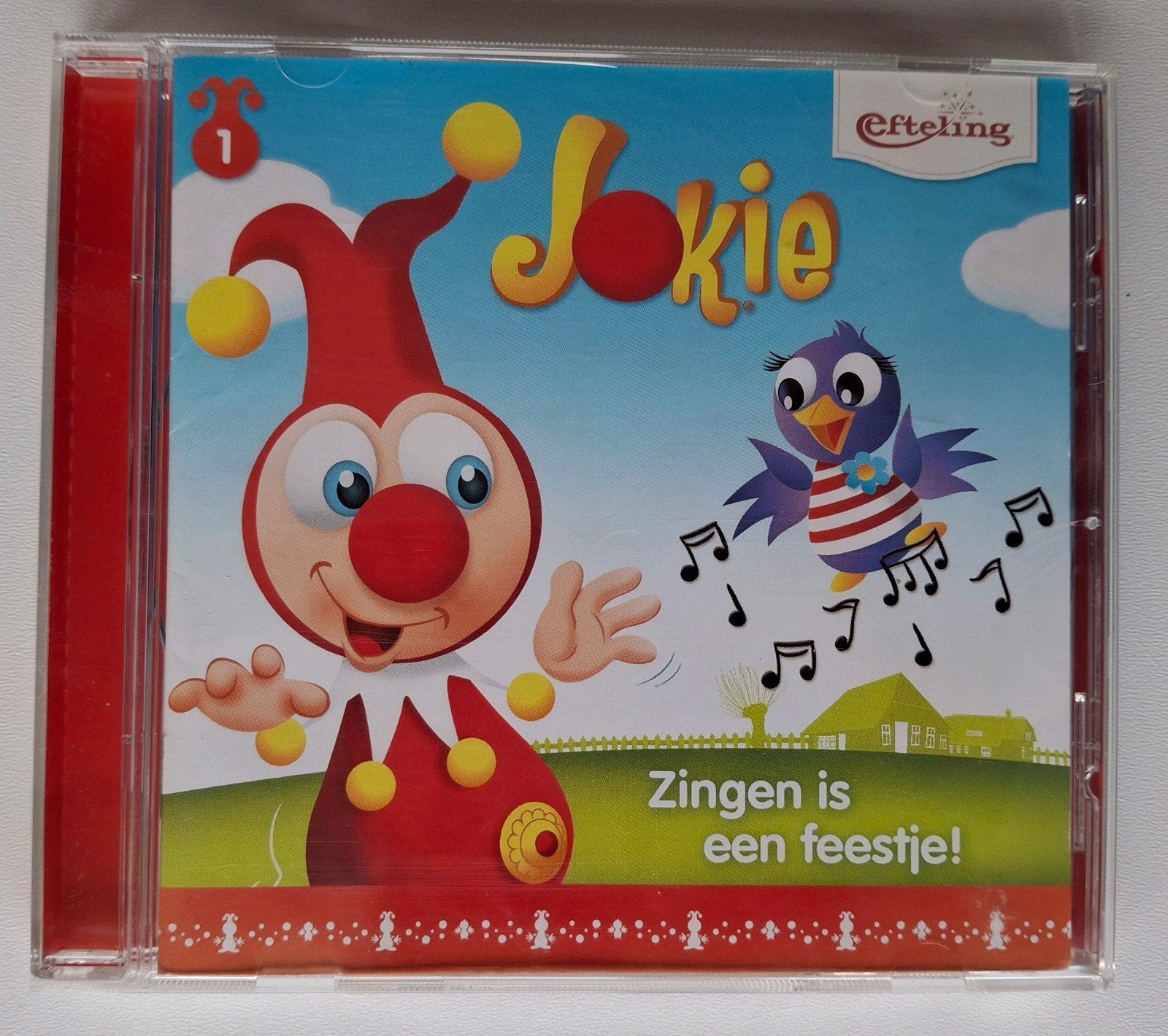 JOKIE CD - Zingen is een feestje! 13 liedjes EFTELING, Gebruikt, Tot 2 jaar, Ophalen of Verzenden, Inclusief boekje
