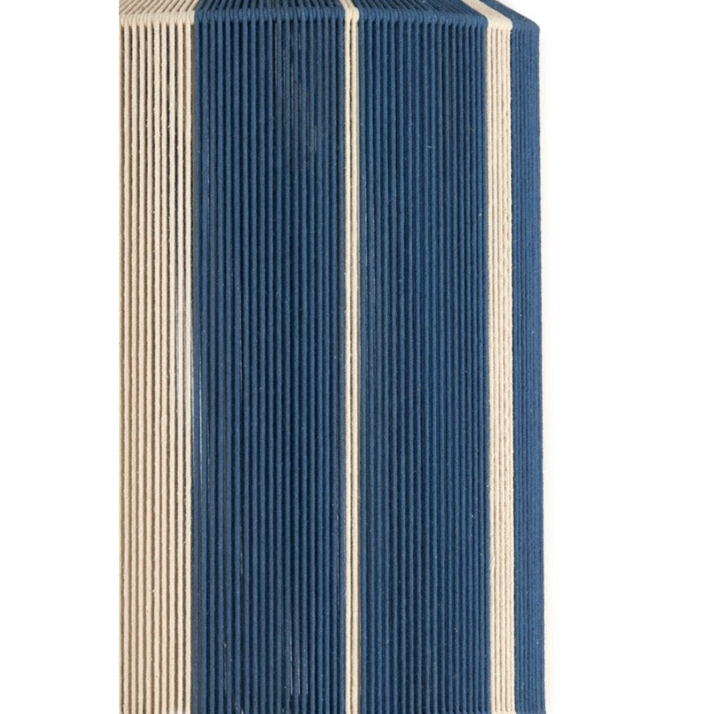 Hanglamp Kozana Light & Living touw creme blauw (3 maten), Ophalen of Verzenden, Nieuw, Metaal