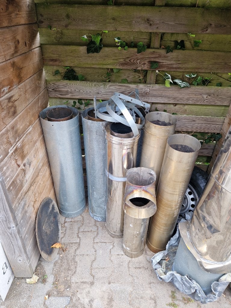Dubbelwandig rookkanaal 18 cm inwendig, Ophalen, Gebruikt, Overige soorten