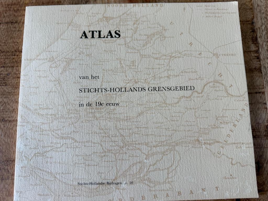 Atlas v.h. Stichts-Hollands Grensgebied - Bodegraven Woerden, Ophalen of Verzenden, 19e eeuw, Gelezen
