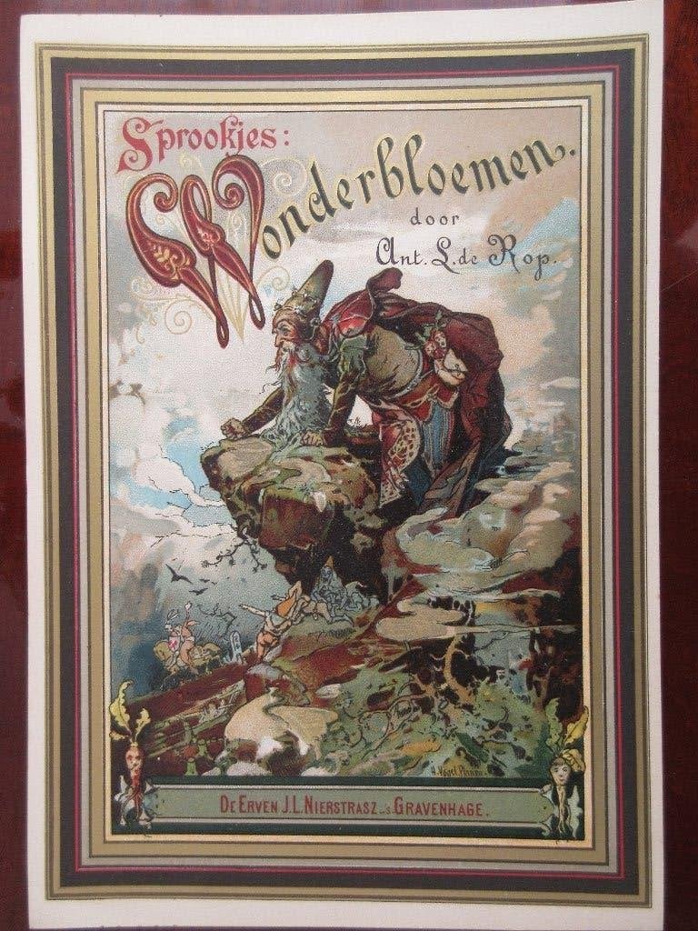Een prachtige multicolour chromolitho, anno 1890, Verzenden, Papier/karton, Nieuw, 23 cm