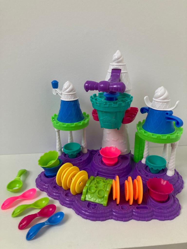 Play-Doh ijsmachine en BBQ-set, Kinderen en Baby's, Ophalen, Zo goed als nieuw, Knutselen
