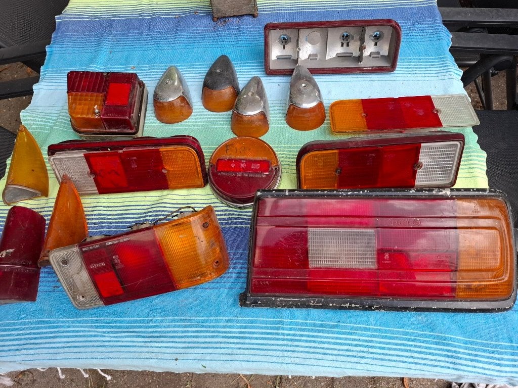 Oldtimer achterlichten opel c k bmw, peu 404, knipp vw kever, Ophalen of Verzenden, Gebruikt, Overige automerken