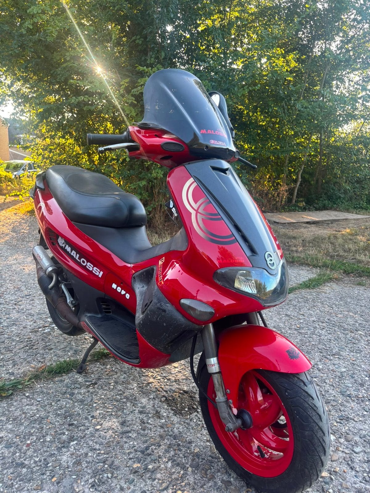 Gilera Runner Scooter - Rood, Malossi 70cc DR geel kenteken, Fietsen en Brommers, Ophalen, Gebruikt, Maximaal 45 km/u
